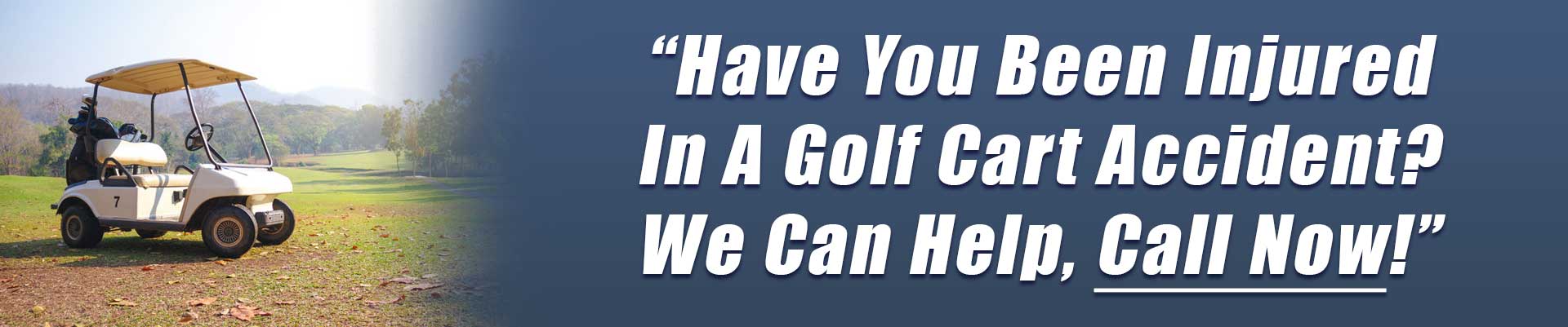 California Golf Cart Accident Attorney